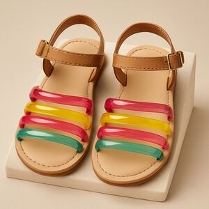 NWOT Old Navy Sz 9 Colorful Kids Sandals